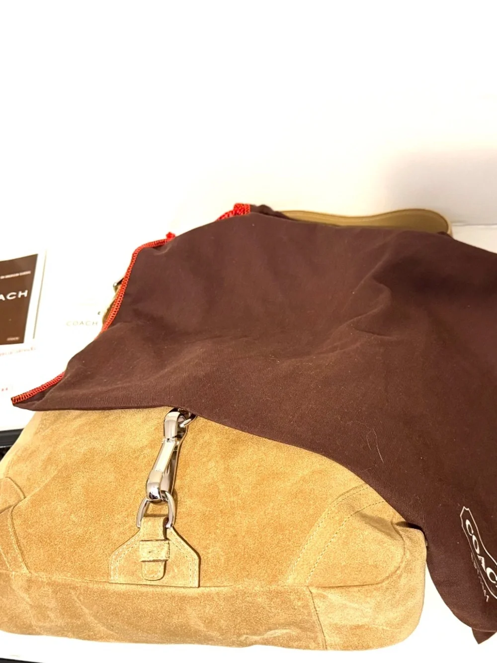 Coach 2004 Suede Hobo Bag from Y2K collection